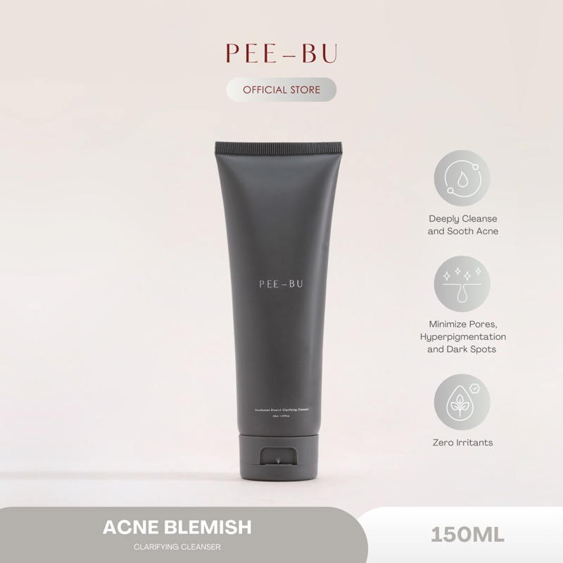 PEEBU - Acne Blemish Clarifying Cleanser (Kulit Berjerawat) | Pembersih Serum dan Obat Totol Jerawat