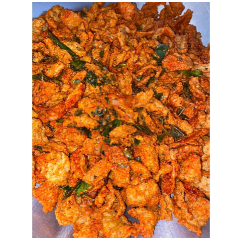 

BOO CEMILAN PEDAS KERUPUK KULIT AYAM PEDAS DAUN JERUK KERUPUK KULIT AYAM CRISPY ENAK CEMILAN PEDAS