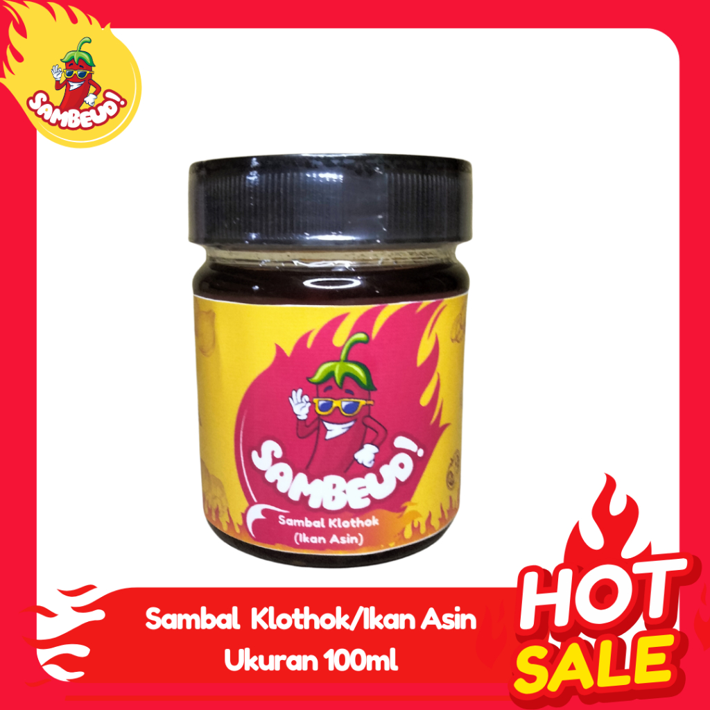 

Sambeud | Sambal Beud | Sambal Klotok | Sambal Ikan Asin | Sambal Pedas Ukuran 100ml