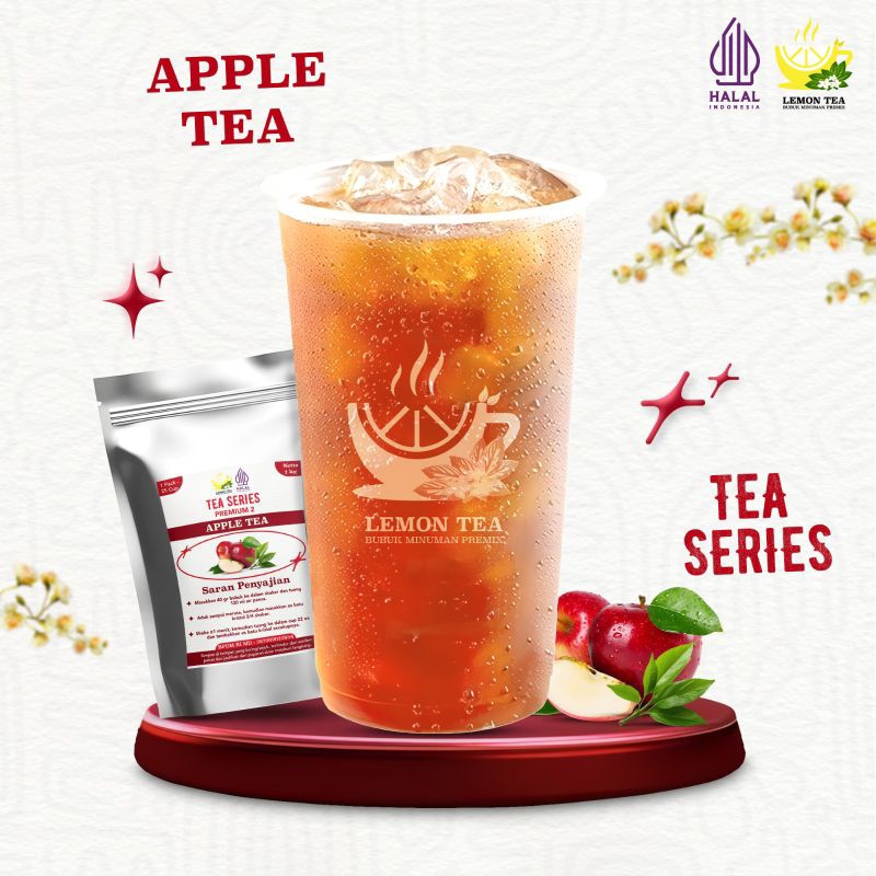 

Bubuk Minuman APPLE TEA 1000gr Halal Bpom