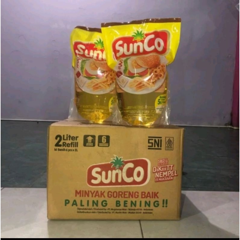 

MINYAK GORENG SUNCO 2 LITER (KARTON ISI 6 BUNGKUS)