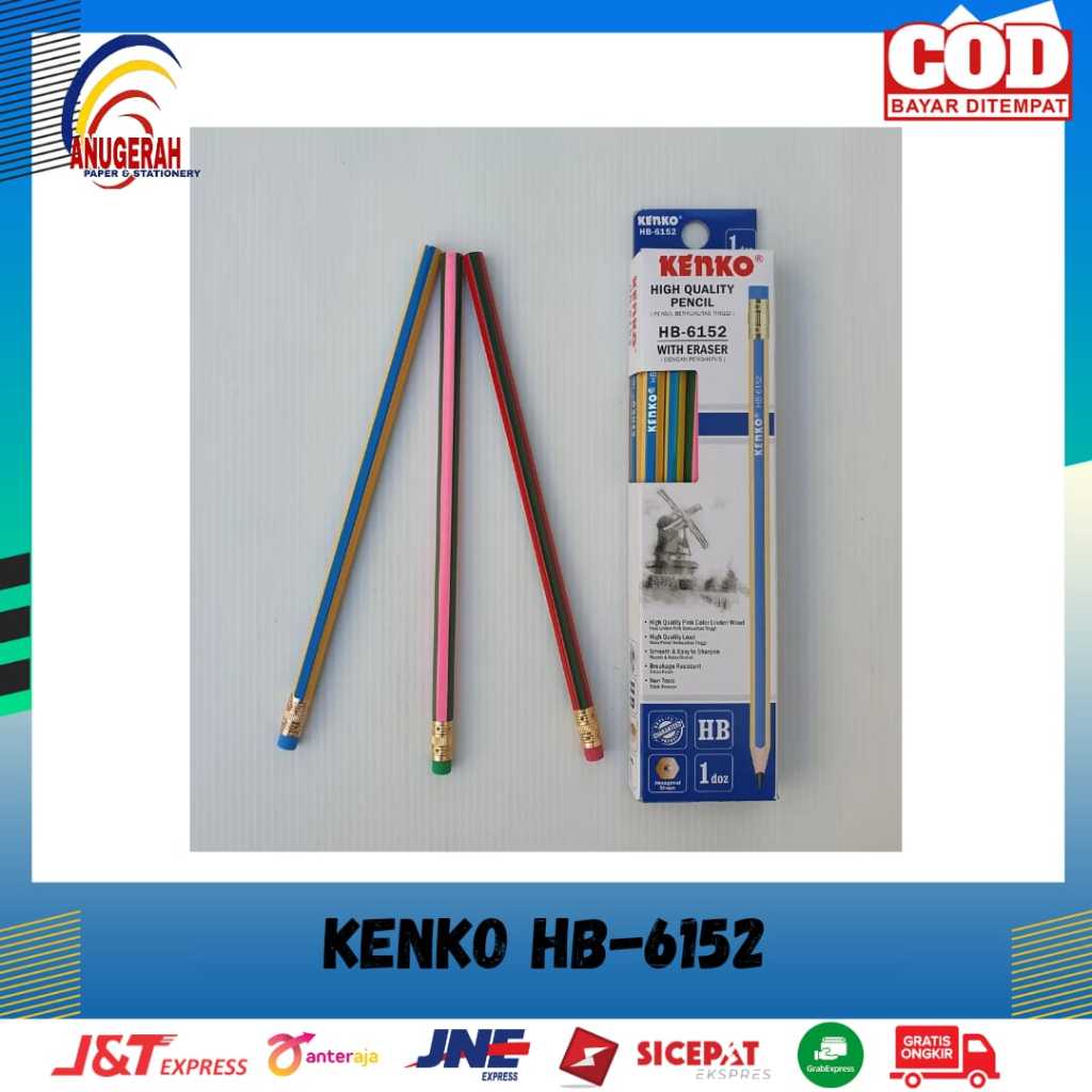 

KENKO HB-6152 PENSIL ERASER (LSN)