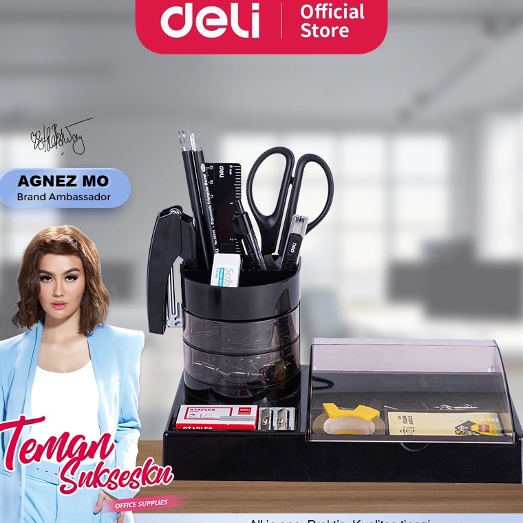 

Obral Pesanan Deli Set Alat Tulis Kantor ATK Stationary Set Paket Hemat Super Lengkap E38254