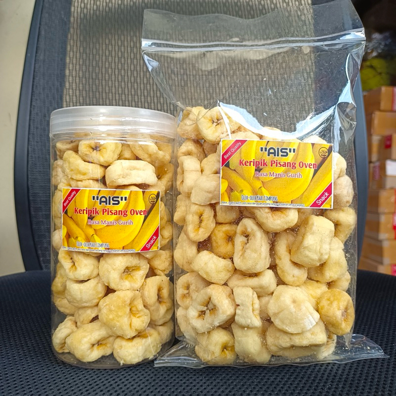 

Keripik Pisang Oven Kwalitas Super Kemasan 250gram