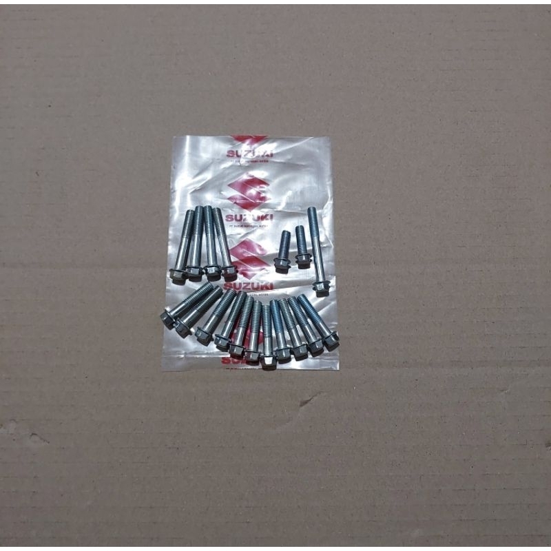 BAUT BAUD BLOK BLOCK BAK MESIN KANAN KIRI KOPLING MAGNET SET SUZUKI SMASH 110 OLD LAMA NEW TITAN