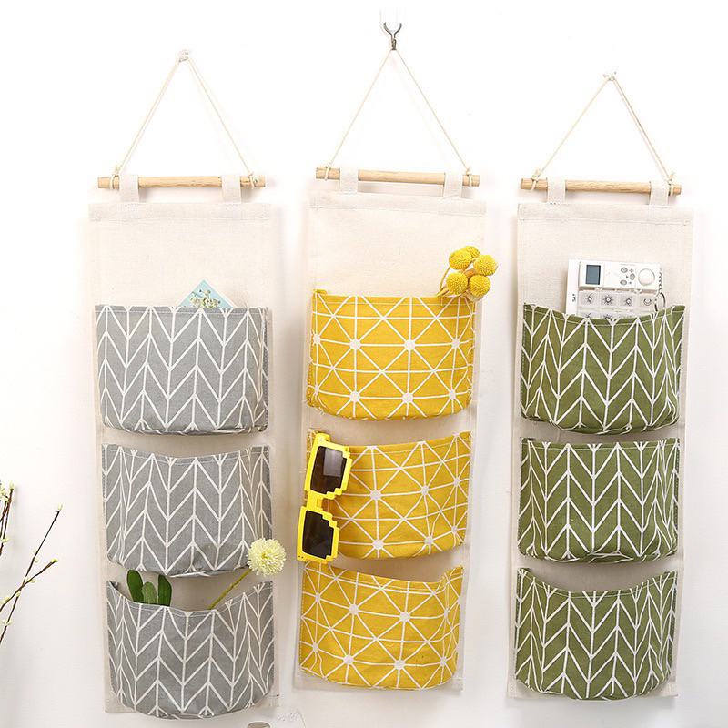 Tas Gantung Organizer /Rak Lemari Gantung / Wall Bag Organizer/ Pouch Gantung 3 in 1/ Hanging storag