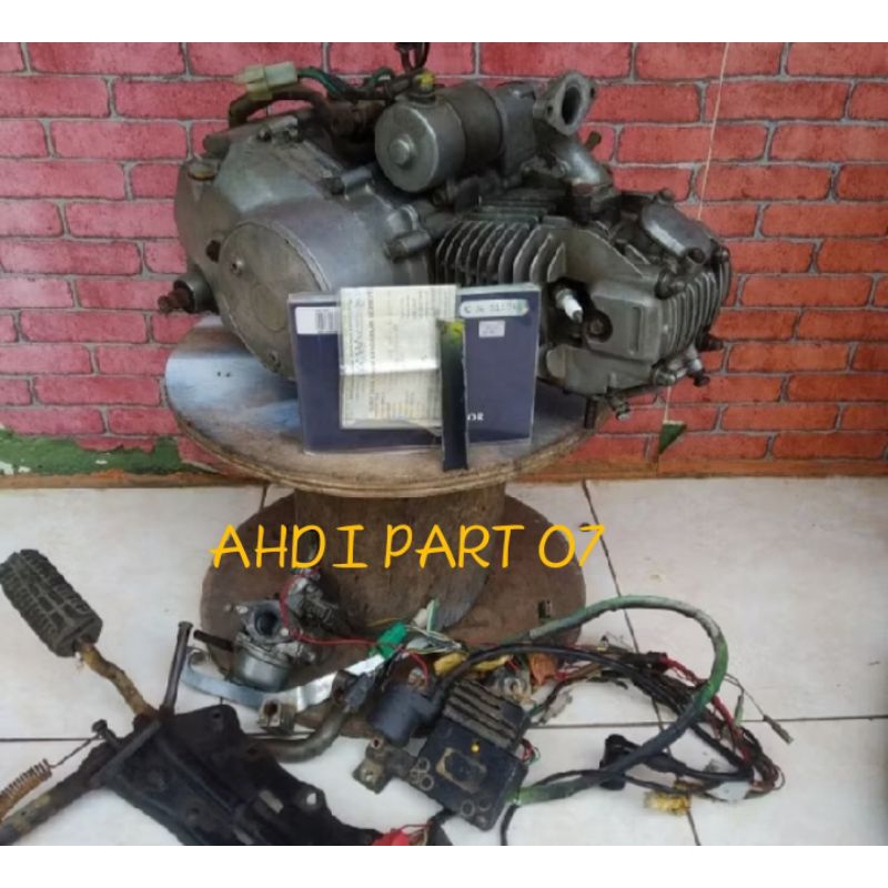 MESIN HONDA SUPRA X 125/KHARISMA 125/KIRANA-ENGINE 125CC/ORIGINAL COPOTAN