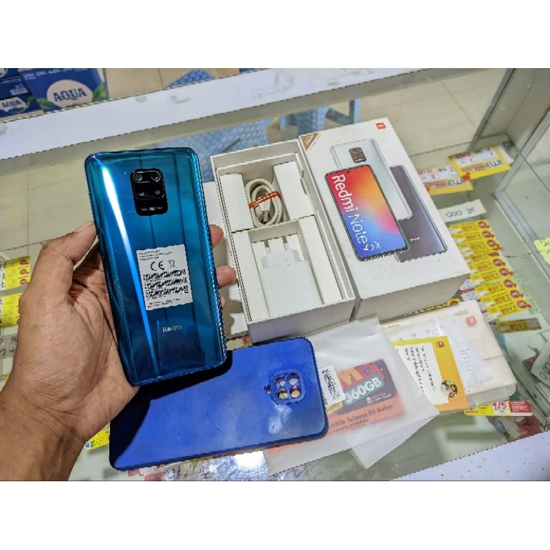 Xiaomi Redmi Note 9 Pro 8/128 Fullset Second Bekas