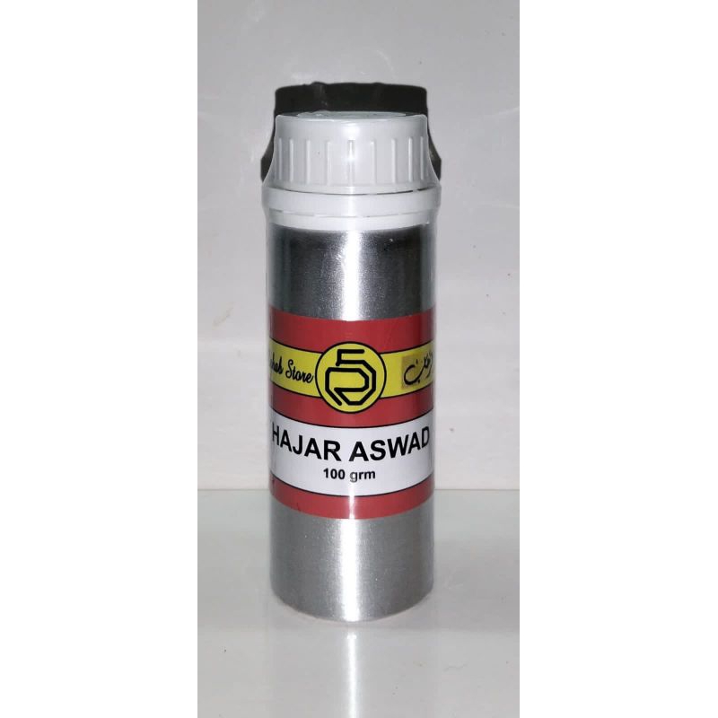 Al rehab bibit parfum murni 100gr, botol alumunium ,tutup segel & segel plastik aroma Hajar Aswad