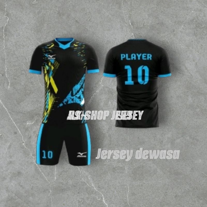 Stelan Jersey bola/folly dewasa(custome sablon)