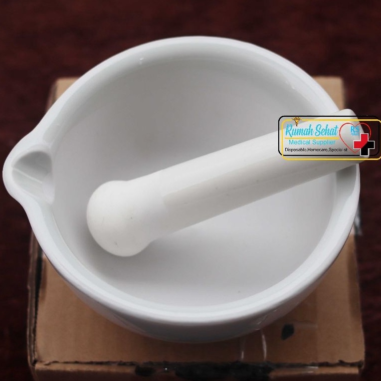 Lebih Istimewa Lumpang Alu Mortar Stamper 13Cm Alat Penumbuk Resep Farmasi