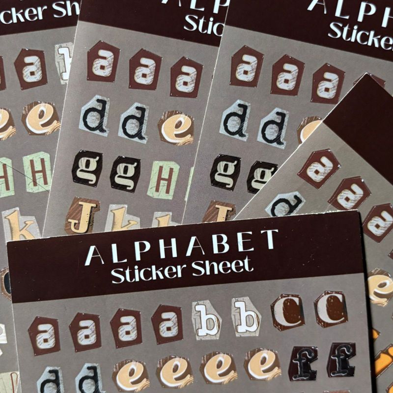 

khalishop - magazine brown sticker, brown sticker alphabet, magazine sticker, retro sticker, alphabet stickers, sticker sheet, sticker huruf jurnal, stickee huruf alphabet, sticker letter, sticker deco, sticker aesthetic, sticker jurnal, note letters