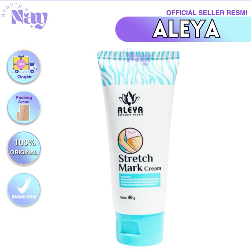 ALEYA STRETCHMARK CREAM KRIM STRETCH MARK CREAM PENGHILANG BEKAS LUKA STRETCH MARK BY ALEYA SKINCARE