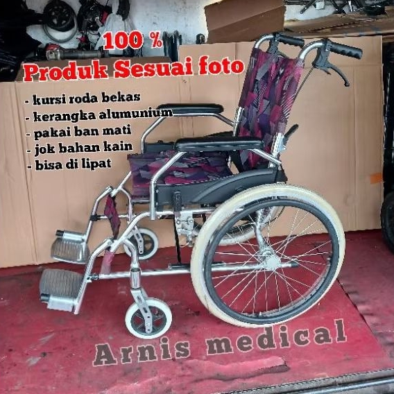 kursi roda alumunium bekas murah,barang siap pakai