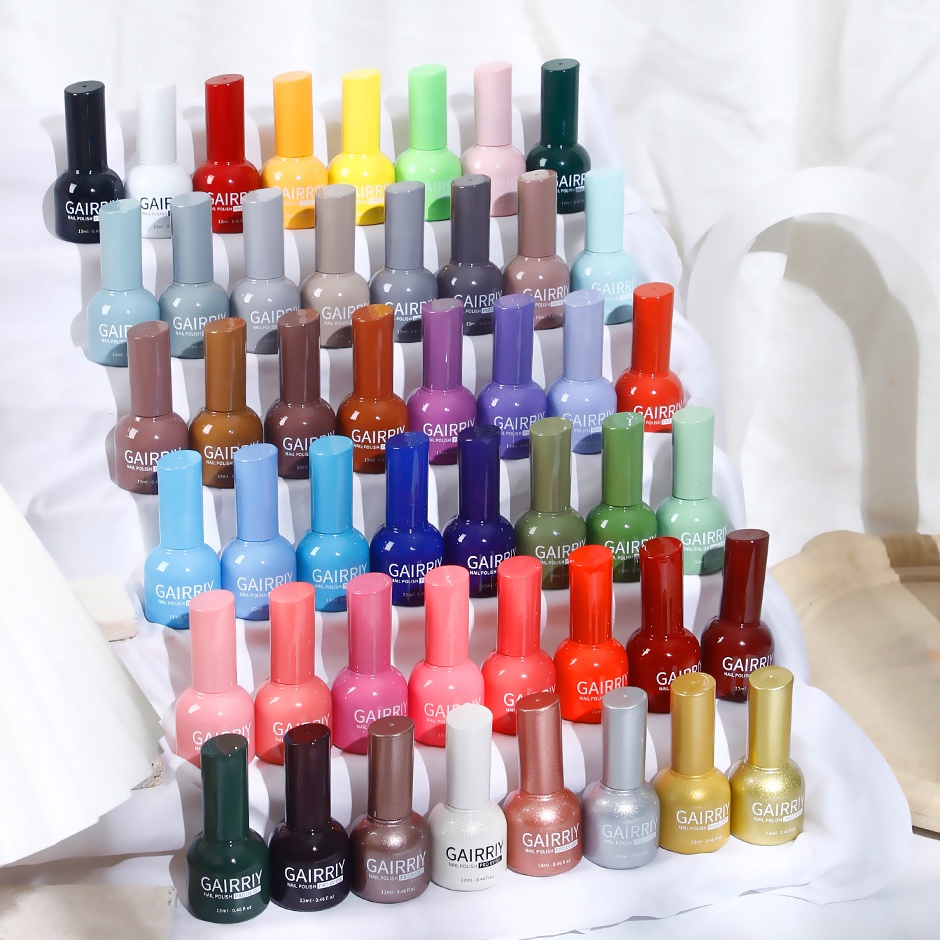 Dapatkan Koin   Set Kutek UV Gel GAIRRIY 13ml Isi 12Pcs Paket Pemula Nail Art Manicure