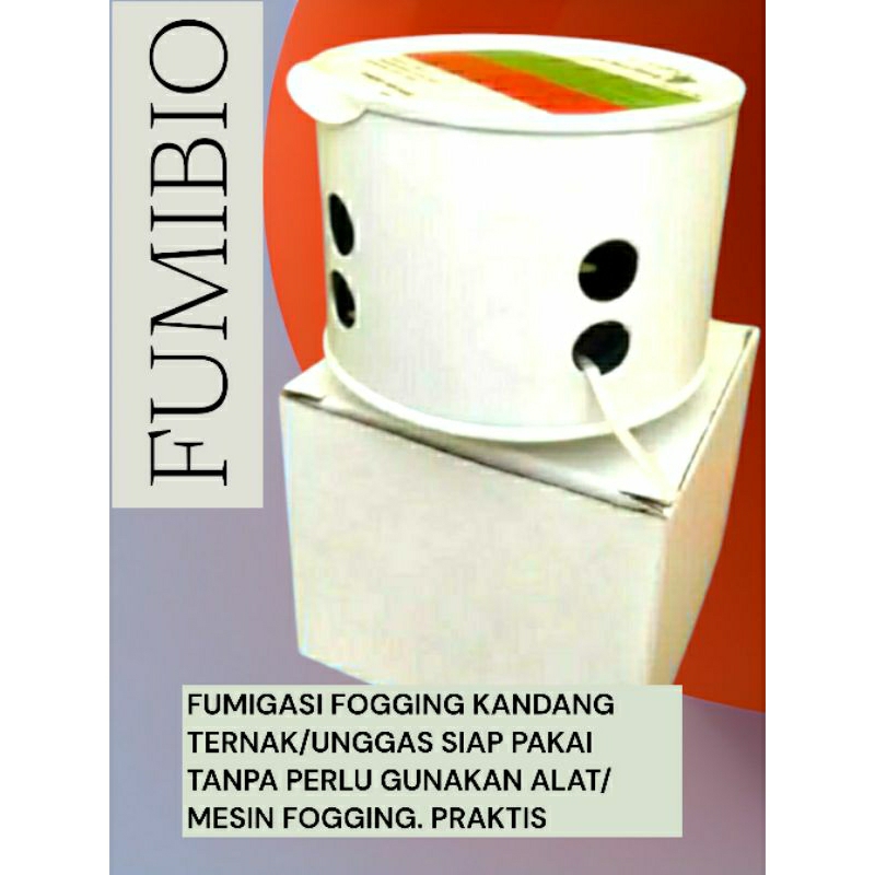 Desinfektan Fumigasi/ Fogging Kandang Ayam FUMIBIO ( pengganti Arevin Fumisure) kaleng