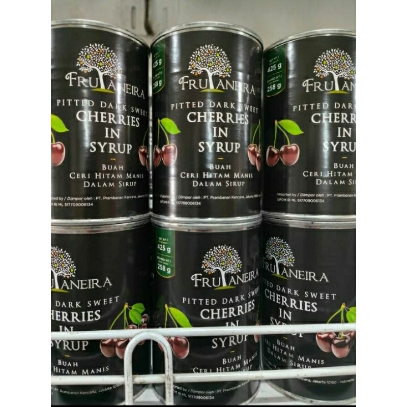 

frutaneira dark sweet cherries 425gr