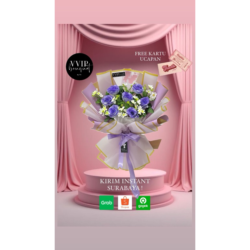 

[ KIRIM INSTANT SURABAYA ]ARTIFICIAL ROSE BOUQUET 7 STEM - BUKET BUNGA MAWAR PALSU 7 TANGKAI ARTIFICIAL GIFT BOUQUET BUNGA PALSU FLOWER BOUQUET FLOWER BUCKET FLORIST KADO BUNGA WISUDA BUKET WISUDA BUKET ULANG TAHUN KADO ANNIVERSARY KADO BUNGA PALSU