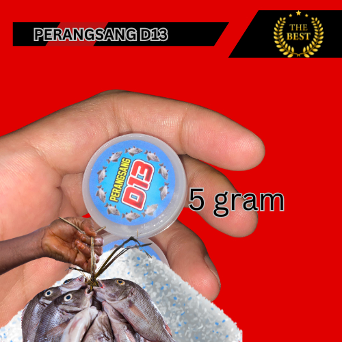 ESSEN UMPAN PANCING D13 SERBUK MURNI KRISTAL UMPAN – MENARIK IKAN DENGAN EFEKTAKSI MAKSIMAL