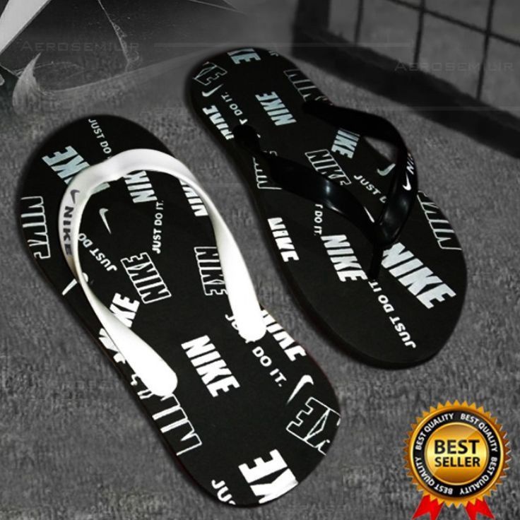 Sandal Jepit Pria e Just Do it Sendal Jepit Cowo e