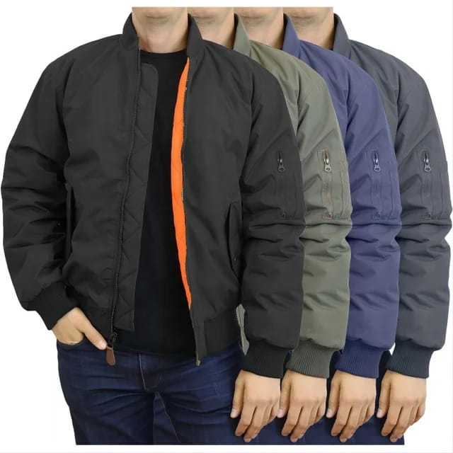 NEW JAKET PRIA/JAKET BOMBER PUTIH POLOS/JAKET BOMBER/JAKET BOMBER BASIC PREMIUM/JUMBO