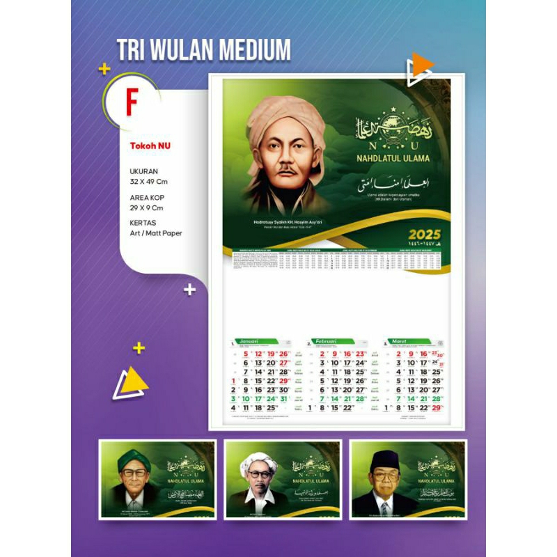

KALENDER NU 2025 32 X 48 CM BEGROUND TOKOH NU