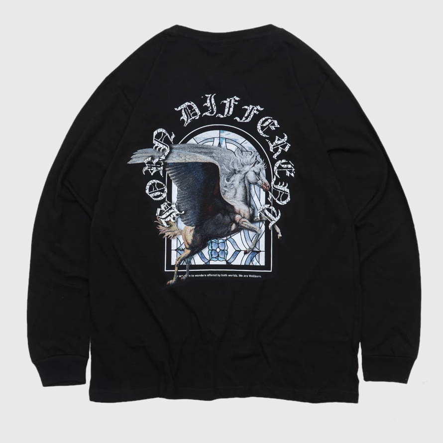Wellborn Steed LS Black Tshirt