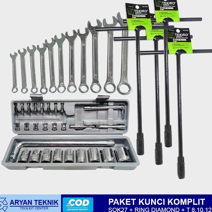 Ready Terheboh  Lengkap Paket Bengkel 1 Alat Motor Kombinasi Original Perlengkapan Full Lengkap Sock