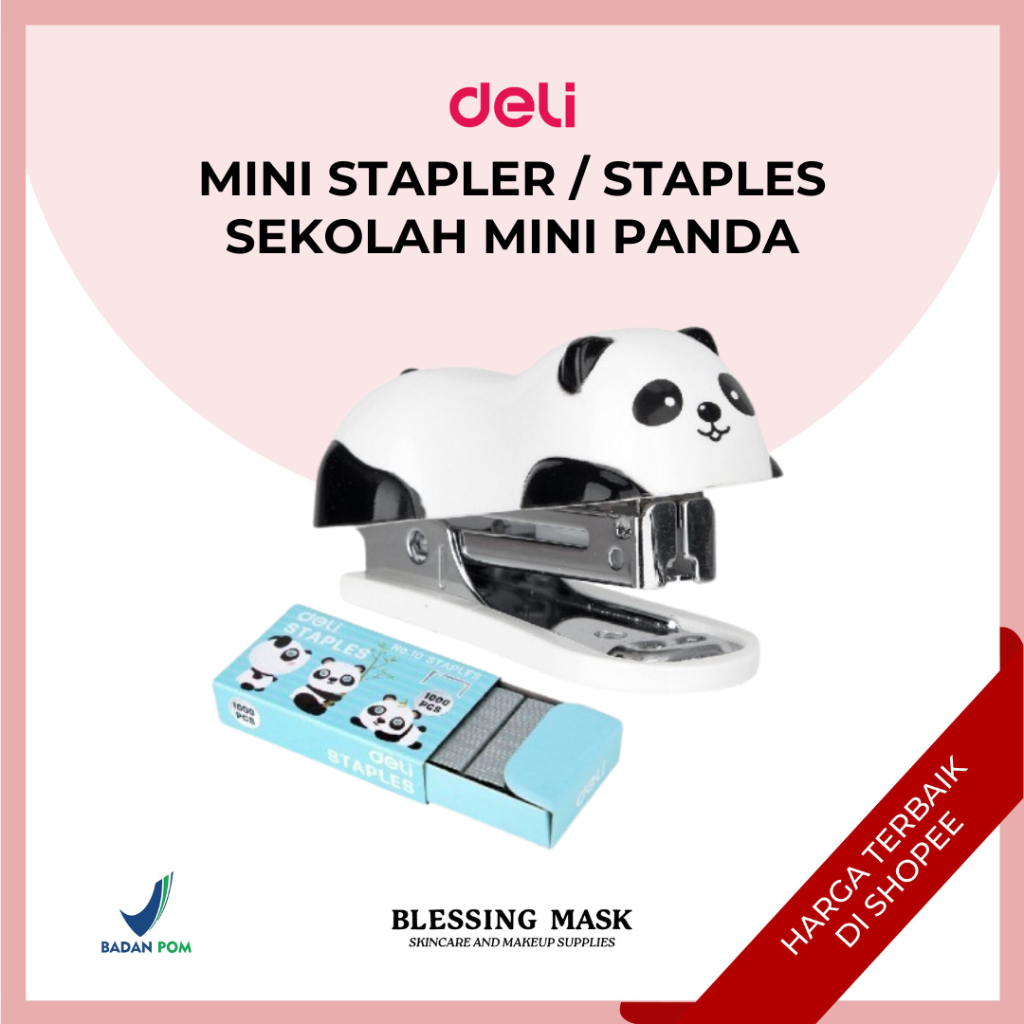 

Deli mini stapler / staples lucu anak kecil 0453 Staples Sekolah Mini #10 E0453 | ATK Blessingmask