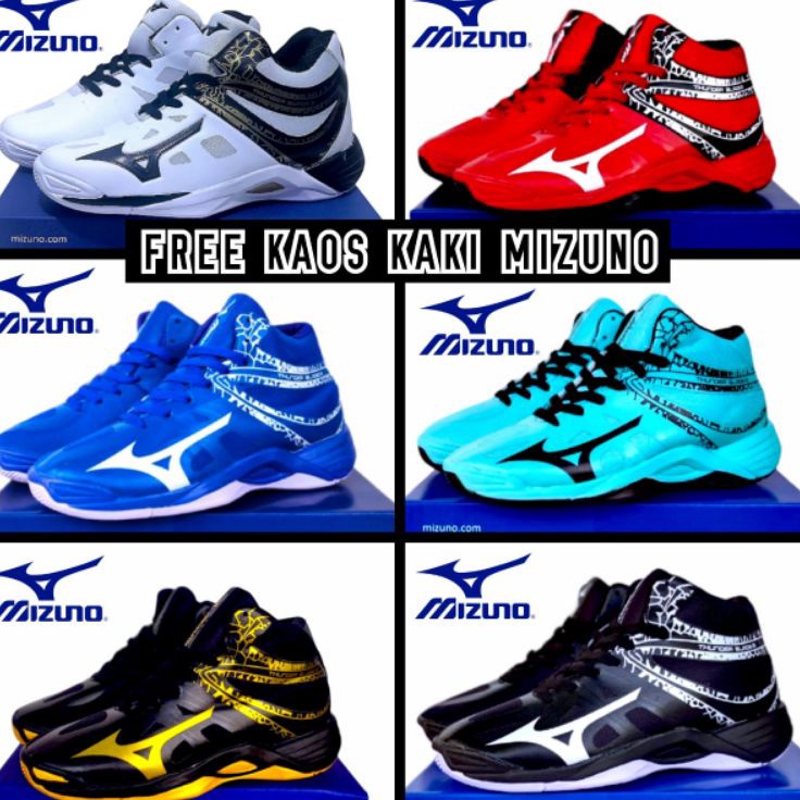 Gratis Bubble Wrap  Sepatu Voli Mizuno Thunderblade2  Sepatu Voli Pria  Sepatu Volly Mizuno  Sepatu 
