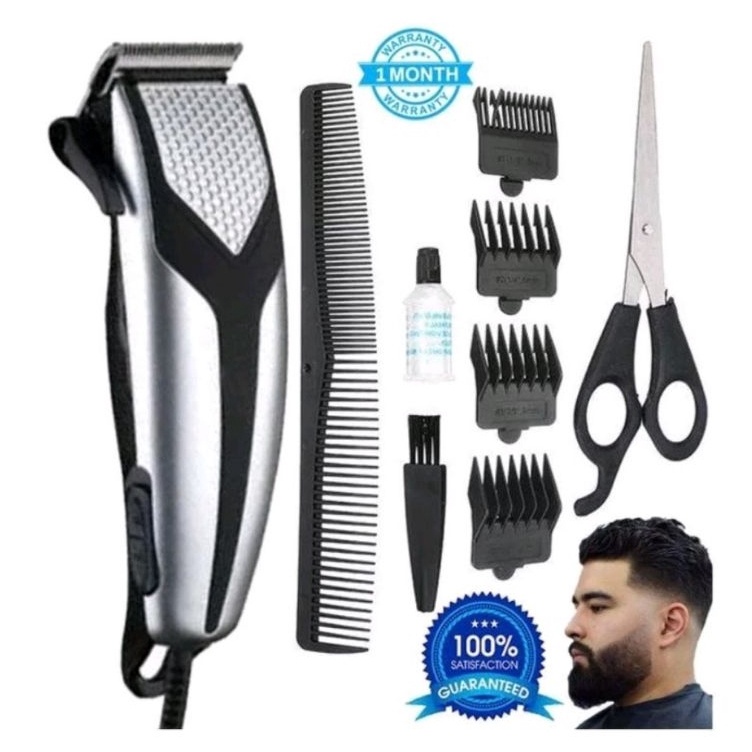 Hadir Sekarang Alat Cukur Rambut Listrik Kemei KM464 Paket Alat Cukur Gunting  Sisir