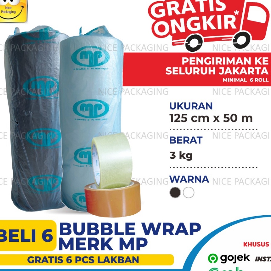 

KP8 MP plastik bubble uk125cm x 5Mtr bubble wrap bening hitam bubble wrap bubble wrap roll bubble mulia pack bubble muliapack bubble MP bubble bening bubble hitam bubble wrap bening bubble wrap hitam