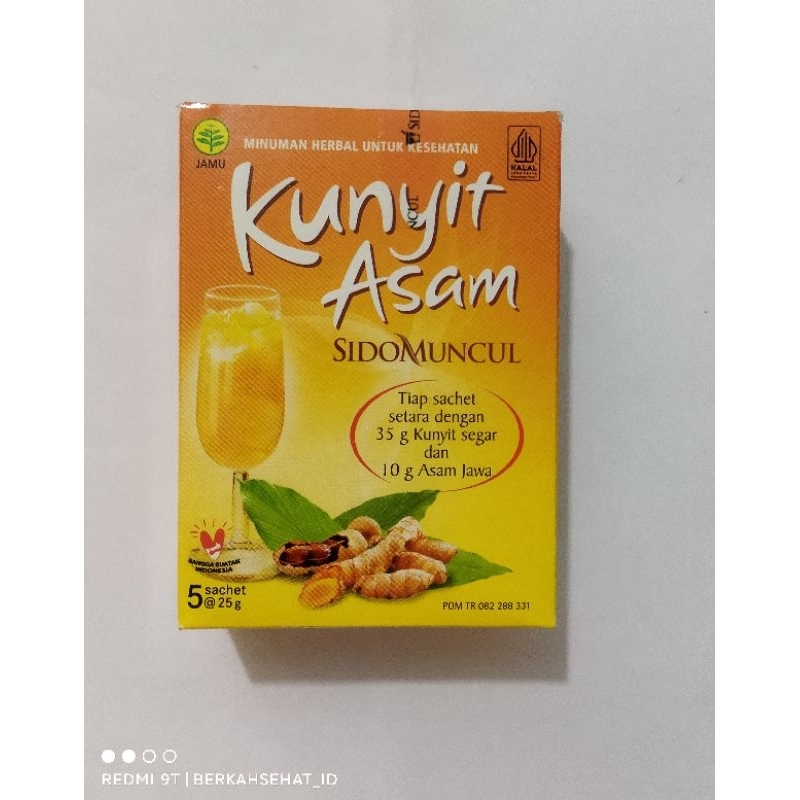 

KUNYIT ASAM 1 Box Isi 5 sachet