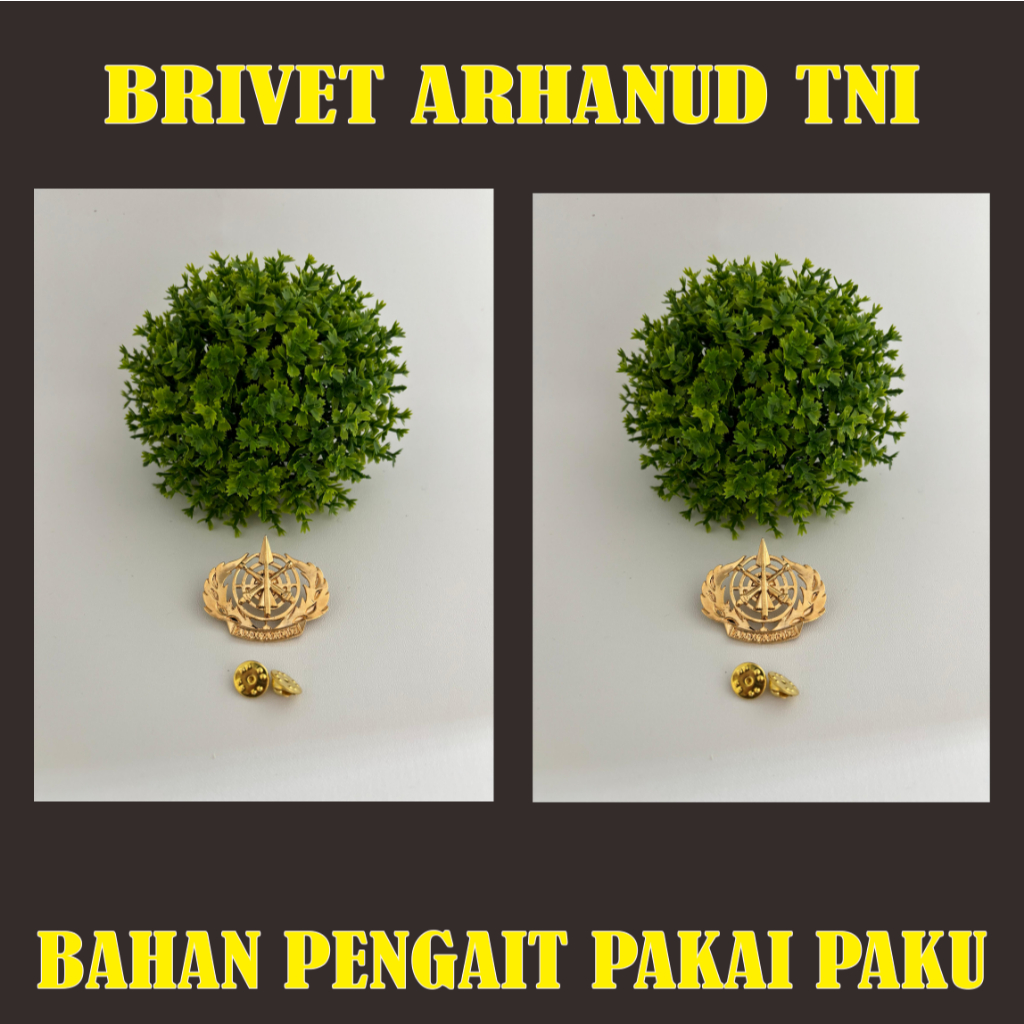 WING ARHANUD PDH BRIVET BREVET PIN ARHANUD BAHN LOGAM BERKUALITAS