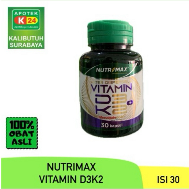 Nutrimax Vitamin D3K2 isi 30 kapsul