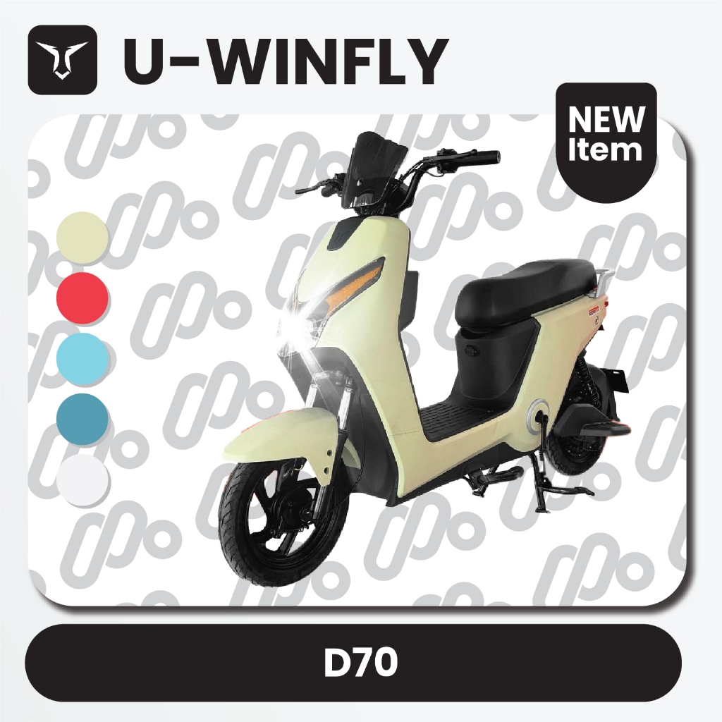 Sepeda Listrik U-Winfly D70 tipe terbaru long sadle