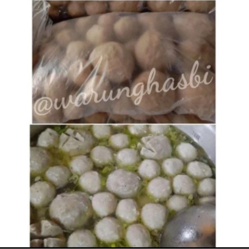 

Bakso Sapi Homade (bakso besar 7+ bakso kecil 35pcs) tanpa pengawet