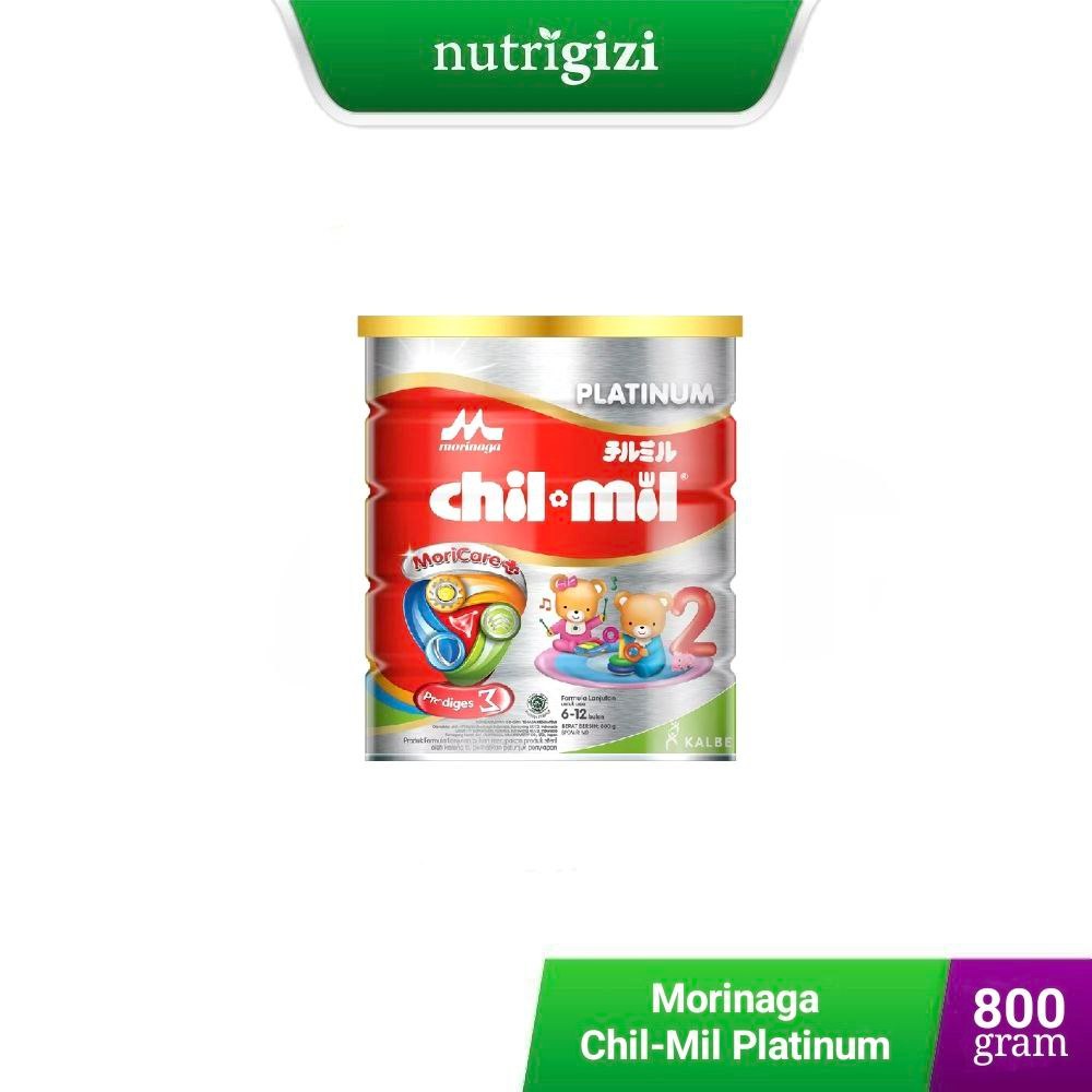 Nutrigizi | Morinaga BMT (0-6 bulan) & Chil Mil (6-12 bulan) Platinum 800 gram Susu Formula Bayi