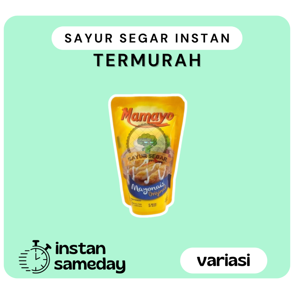 

Mamayo Mayonais Original/Mayonais - Sayur Segar Instan