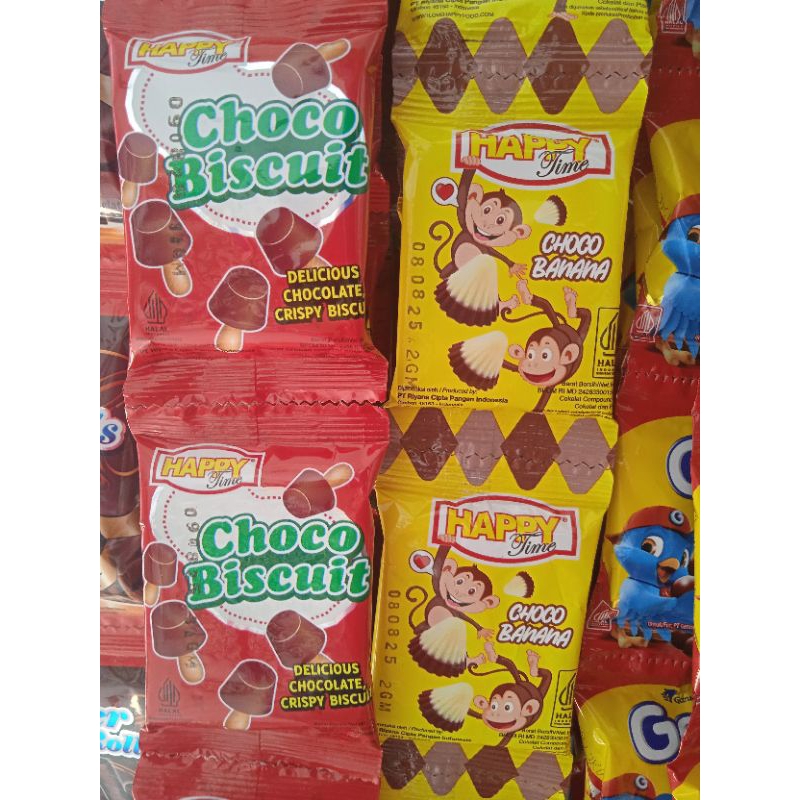 

snack choco biskuit happy time (10pcs)