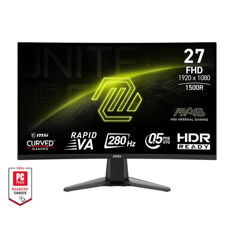 Monitor MSI MAG 276CXF - FHD VA 180HZ 0.5ms 1500R HDR - 27 Inch Curved Gaming Monitor 27" MSI 276CXF