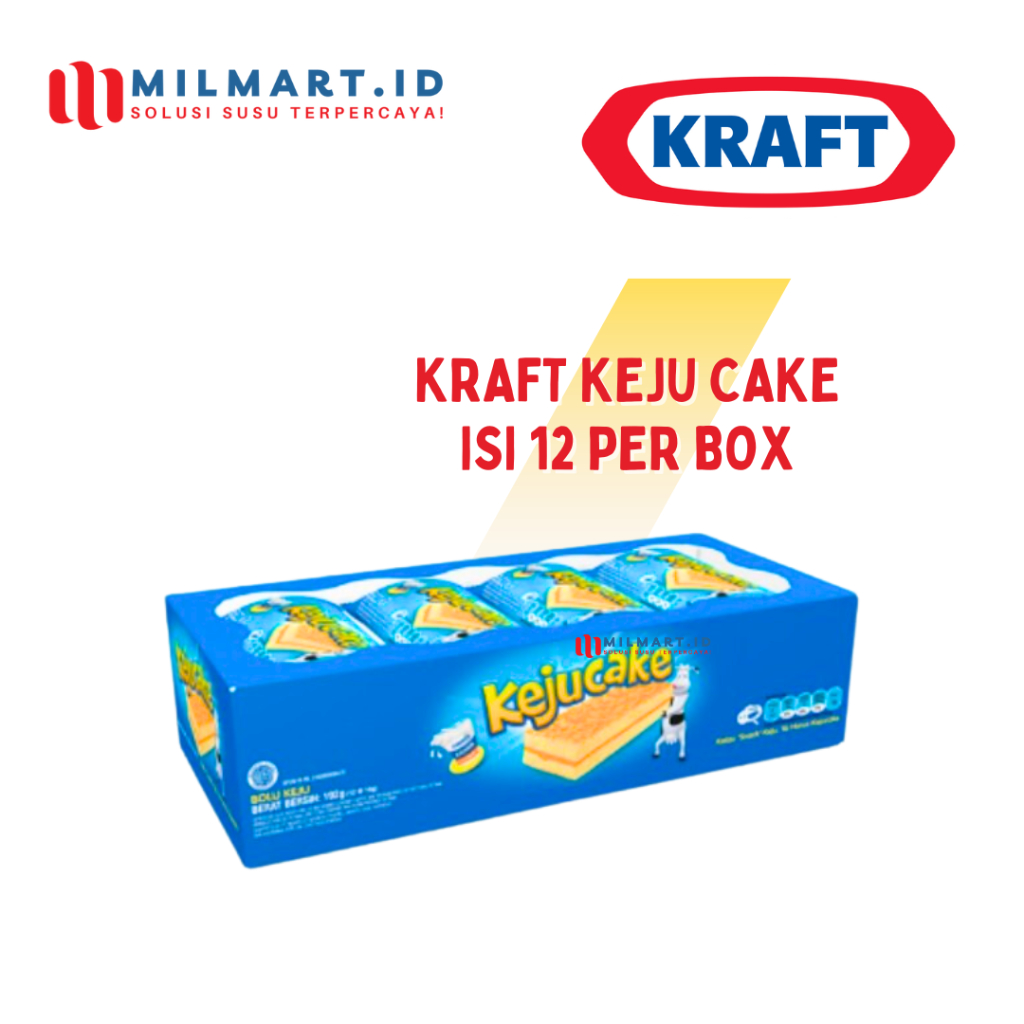 

KRAFT KEJU CAKE ISI 12PCS LAYER CHEESE CAKE KRAFT KUE BOLU JAJAN CAMILAN