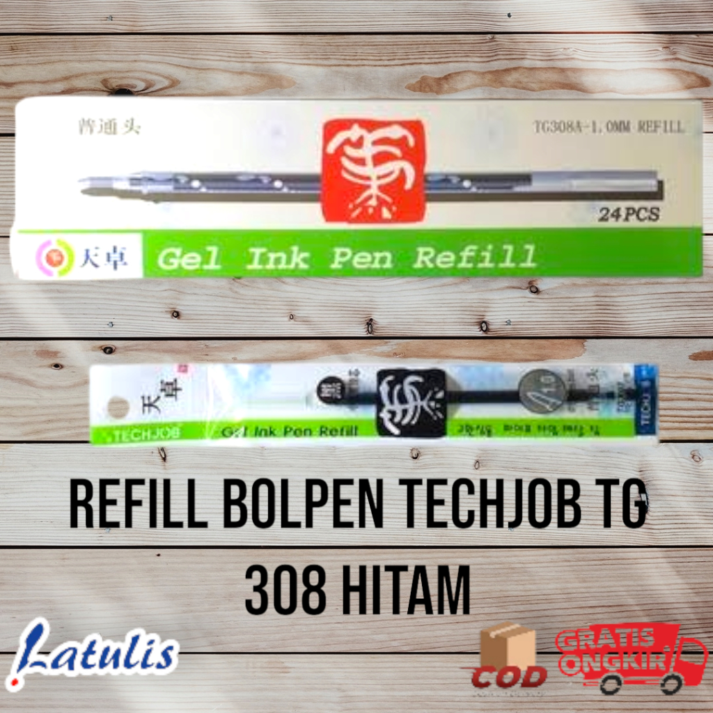 

(ISI 24)Refill/Isi/Tinta pulpen/bolpen/ballpen Tizo TechJob TG308A 1.0 untuk pulpen TG340/TG-340
