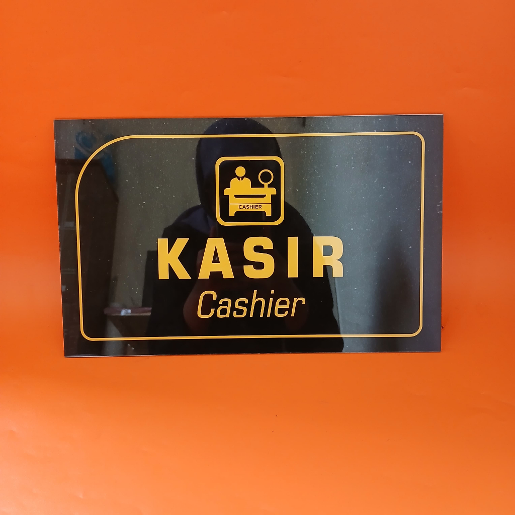 

Akrilik Kasir - Akrilik Cashier - Akrilik Papan Nama Tempel