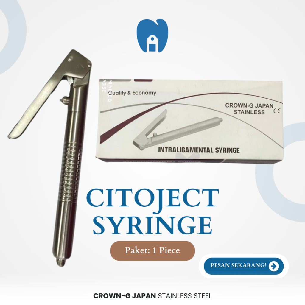 Citoject Syringe Manual Dental / Citoject manual Crown G Japan Stainless Steel