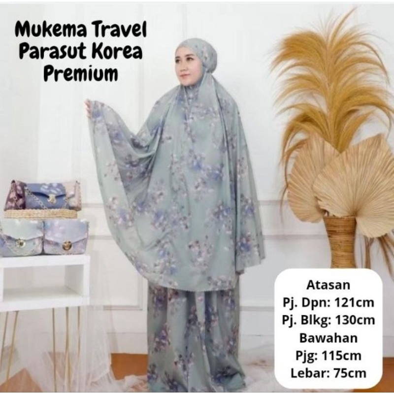 Mukena Parasut Traveling Premium