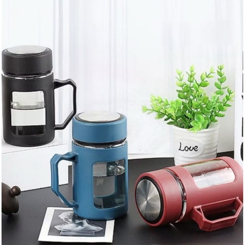 Botol kaca Cangkir 500 ml / Gelas Kaca 500 ml