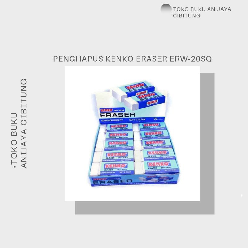 

PENGHAPUS KENKO ERASER ERW-20SQ 1PACK Kantor Sekolah