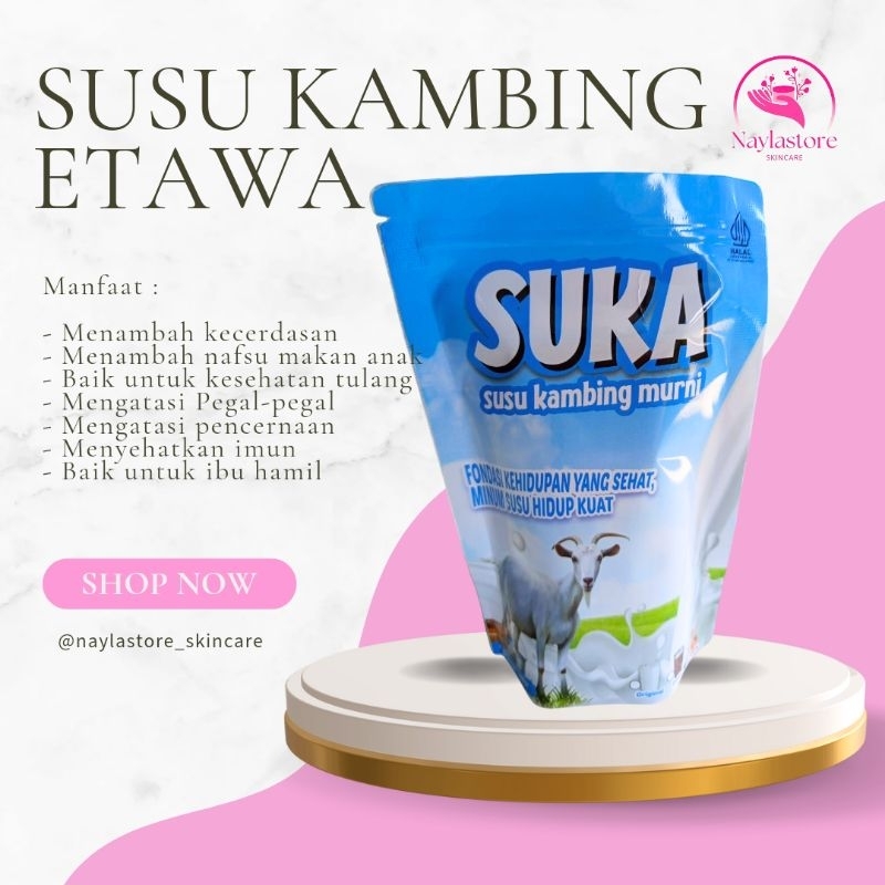 

Susu Kambing Etawa Asli Kemasan Bubuk 250gr | Penambah Nafsu Makan Anak