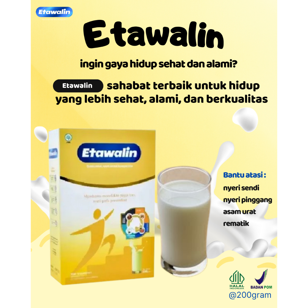 

ETAWALIN/ SUSU KAMBING ETAWA BUBUK/ SEHAT TULANG DAN SENDI
